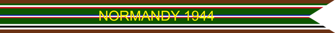 Normandy 1944 U.S. Army European-African-Middle Eastern Theater Campaign Streamer